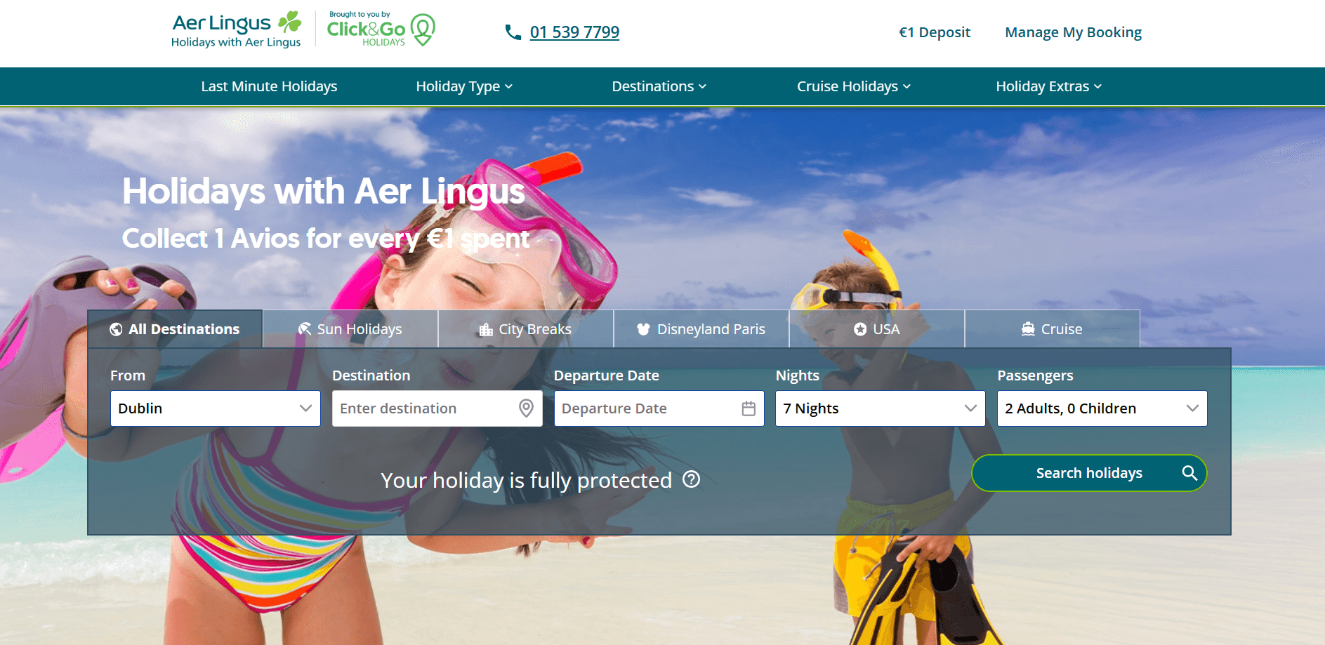 Holidays with Aer Lingus