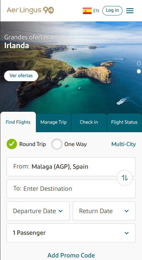 Holidays with Aer Lingus